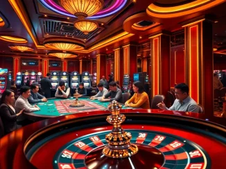 Experience the thrill of casino gaming at https://u8888.video/ with vibrant poker action, roulette excitement, and colorful chips.