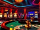 Enthusiastic player betting at a roulette table, inspired by nhà cái qh88's online casino experience.