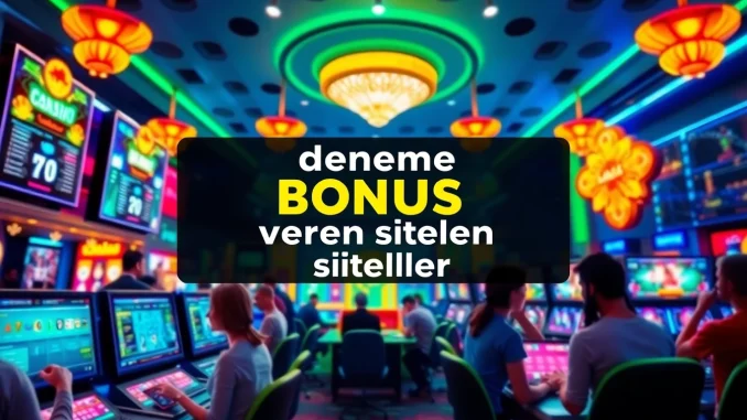 4xo5 Explore deneme bonusu veren siteler with vibrant gaming visuals showcasing online excitement.