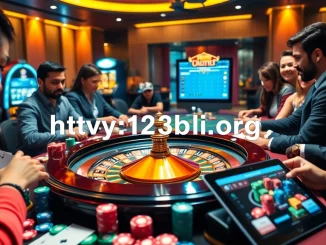 Experience the thrilling atmosphere of a roulette table at https://123bvi.org/, where players strategize to win big with vibrant chips.