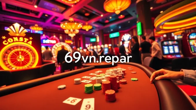 lsf8 Experience the thrill of gaming at 69vn.repair with exciting poker tables and vibrant casino lights.