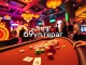 Experience the thrill of gaming at 69vn.repair with exciting poker tables and vibrant casino lights.