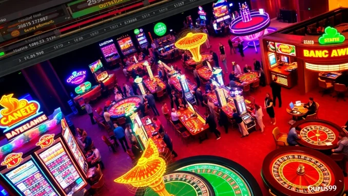 m5l4 Experience the thrill of gambling at urus99 with players celebrating wins at the casino tables.