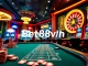 Experience the thrill of gambling at Bet88vn's vibrant casino with poker chips and roulette wheels.