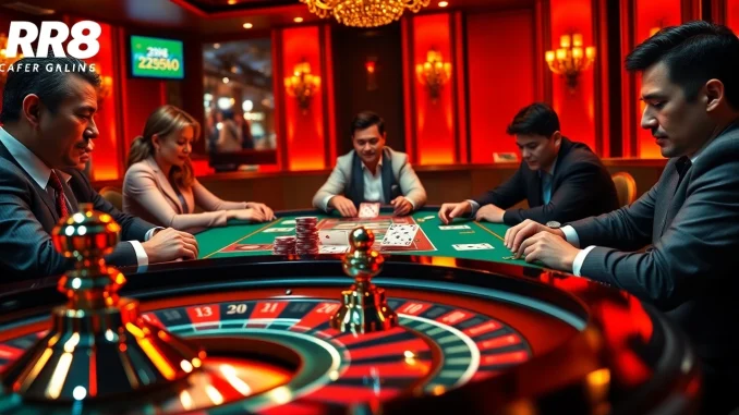 sdno Explore the thrilling atmosphere at rr88 trang chủ casino featuring intense poker gameplay, luxurious tables, and glimmering chips.