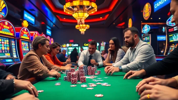 tn4j Engage in thrilling poker gameplay at https://shbets.net/, surrounded by vibrant casino ambiance.