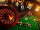 Experience the thrill of winning with 789P at a bustling casino table featuring poker chips and players.