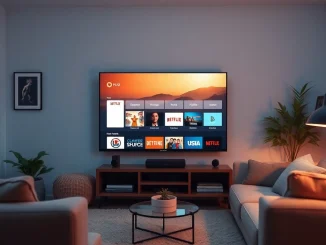 Explore https://nohutm.com/ with a stylish home entertainment system featuring cozy seating and a vivid screen display.