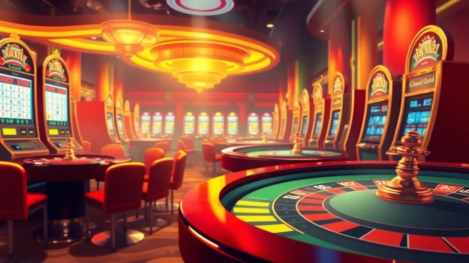 Experience thrilling games at QQ88 CASINO with lively roulette tables and vibrant slot machines.