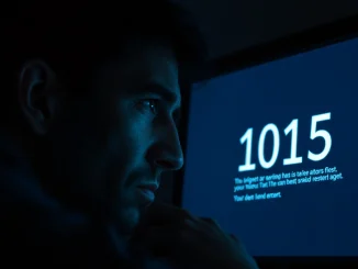 Frustrated user at NHÀ CÁI MMOO seeing a 1015 error screen, depicting digital challenges.