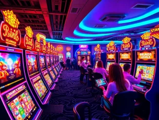 Cazinouri online germania bonus fără depunere: Immerse yourself in thrilling gameplay with vibrant slot machines.